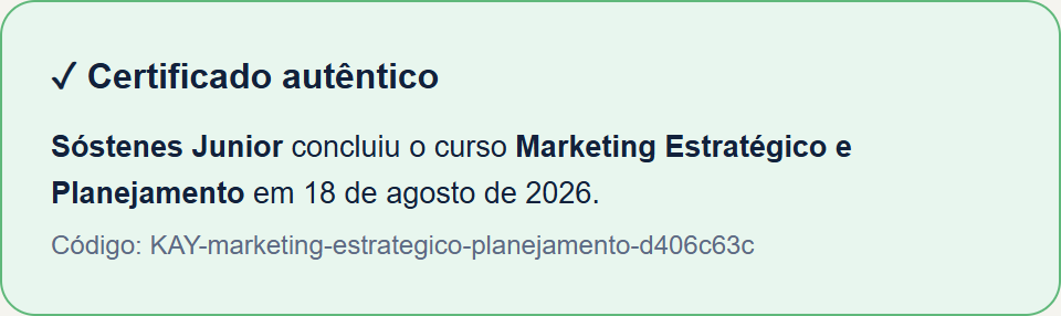 Print real de um certificado emitido e verificado pelo sistema